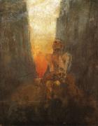 Alphonse Mucha The Gulf painting